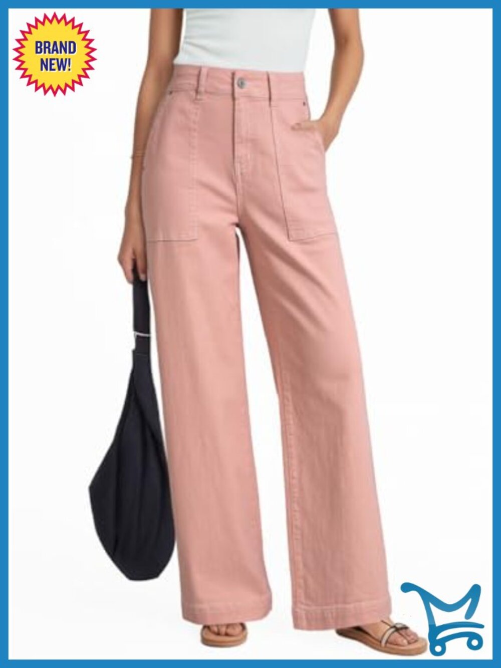 Dokotoo High Waisted Stretch Straight Leg Jeans Women's Pockets Denim Pants